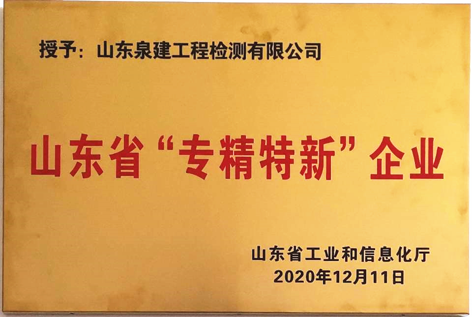 山东省“专精特新”企业